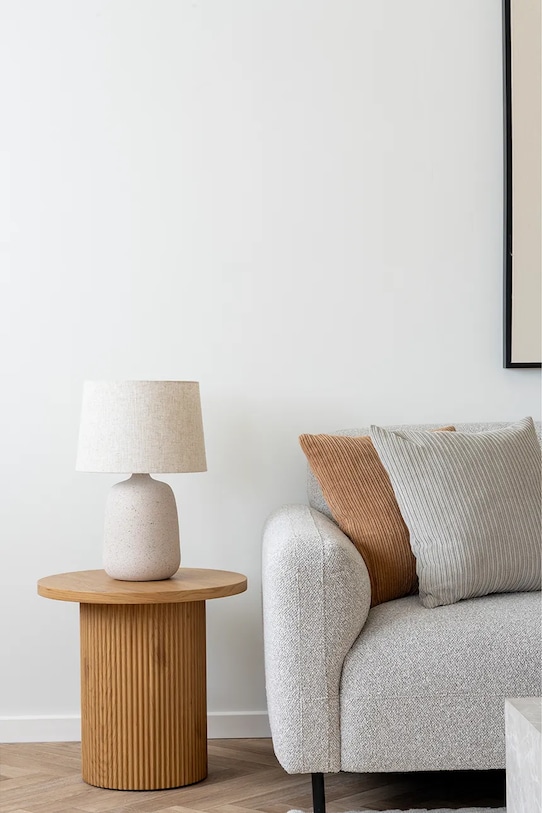 House Nordic lampa stołowa Croft 30 x 47 cm beżowy 6404120