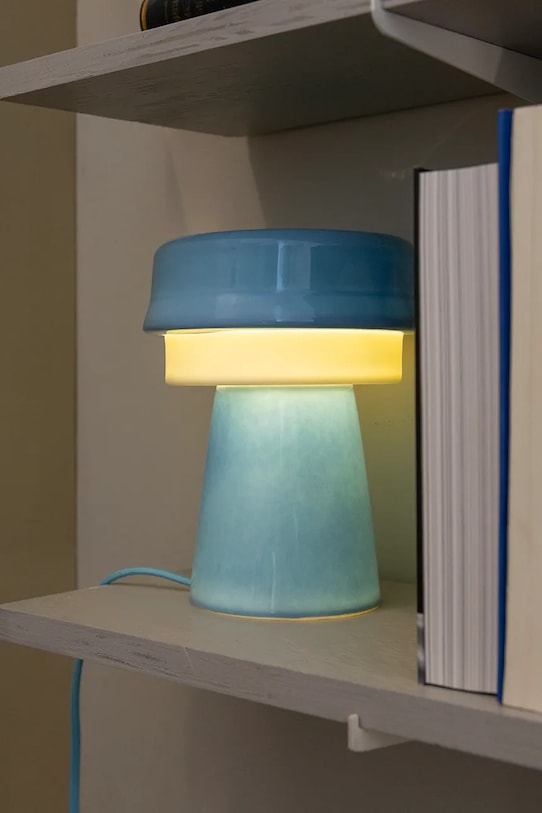 Obývacia izba a spálňa Stolná lampa &k amsterdam 20 x 16 cm 2756.03 modrá