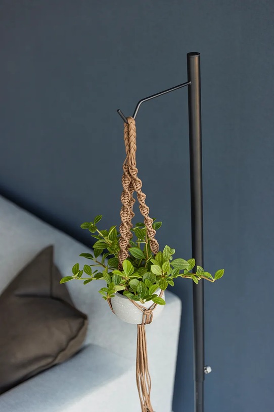 Yamazaki stojak na latarenkę regulowany Tower 80 - 152 cm 4515.. czarny