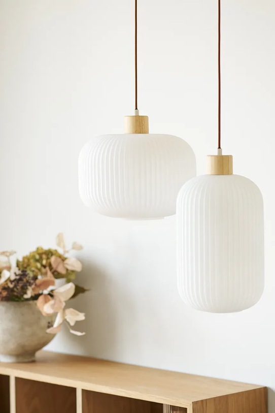 Salon i sypialnia House Nordic lampa wisząca Argalo 20 cm 6406314 biały