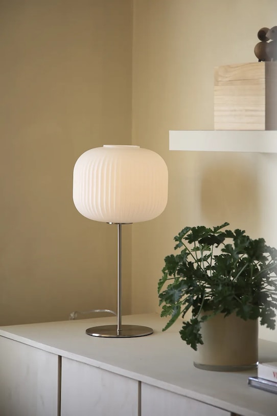 Σαλόνι και υπνοδωμάτιο Επιτραπέζιο φωτιστικό Markslöjd Sober 50 x 25 cm 109007 λευκό