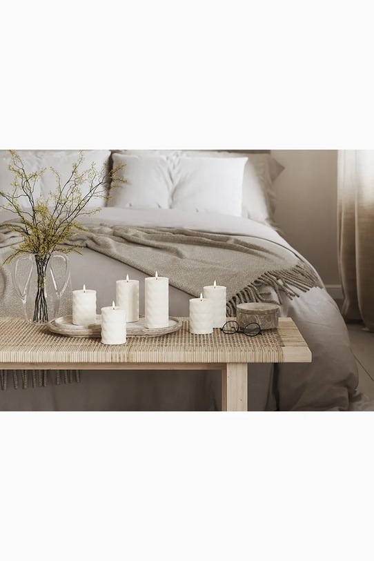 Led sveča Deluxe Homeart Square Bloklys 7,5 x 12,5 cm RF.S.0002