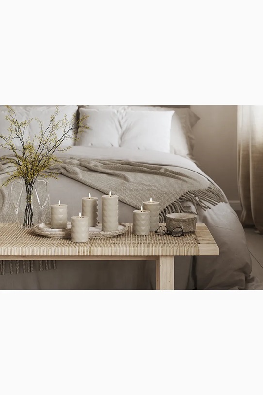 Led sveča Deluxe Homeart Square Bloklys 7,5 x 15 cm RF.S.0006