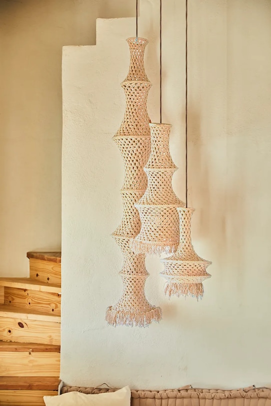 Calma House abażur do lampy wiszącej Pleko 30 x 180 cm PLEKO.L30180.CRU beżowy AA00