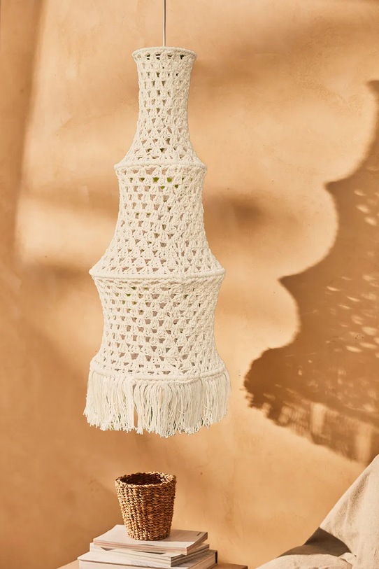 Calma House abażur do lampy wiszącej Pleko 30 x 80 cm PLEKO.L3080.CRU beżowy AA00