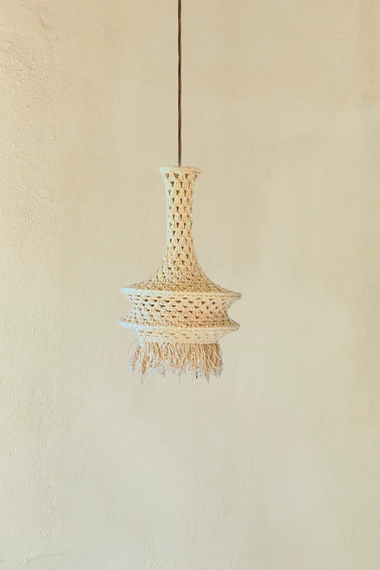 Calma House abażur do lampy wiszącej Pleko 30 x 50 cm beżowy PLEKO.L3050.CRU