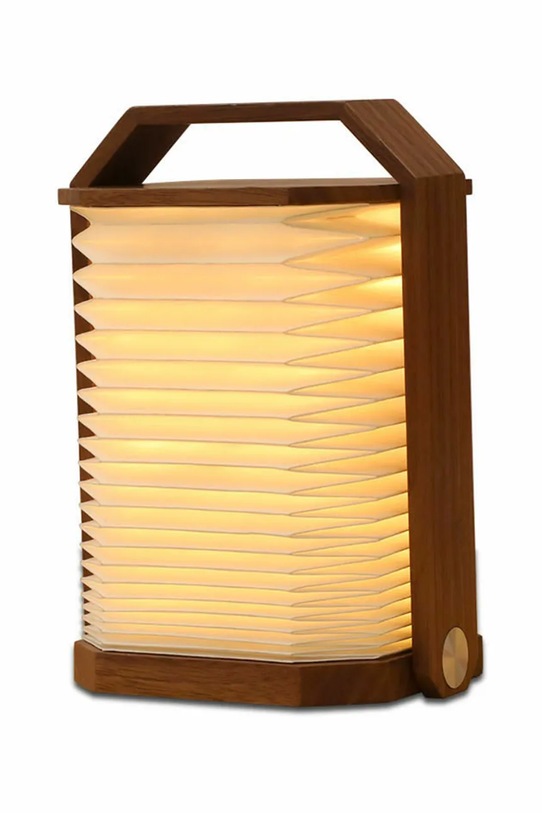 Gingko Design lampa stołowa bezprzewodowa led Smart Origami Lamp 10,3 x 10,3 x 4 cm brązowy G033WT