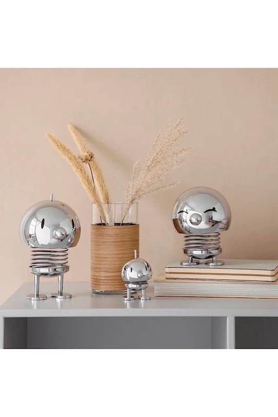 Obývací pokoj a ložnice Bezdrátová stolní LED lampa Hoptimist L/10 x 15 cm 32945 šedá