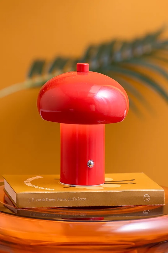 Leitmotiv lampa stołowa bezprzewodowa led Retro Seta 12,5 x 15 cm pomarańczowy LM2277OR