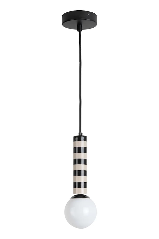 Leitmotiv lampa wisząca Rayado 38 x 12 cm LM2360BK czarny AA00