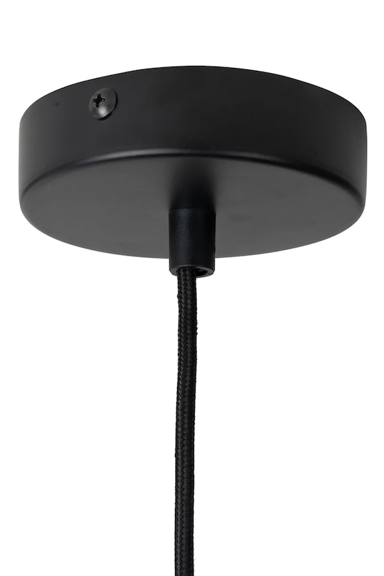 Salon i sypialnia Leitmotiv lampa wisząca Rayado 38 x 12 cm LM2360BK czarny