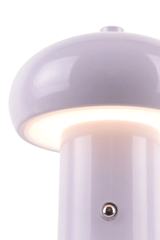 Salon i sypialnia Leitmotiv lampa stołowa bezprzewodowa led Retro Seta 12,5 x 15 cm LM2277PU fioletowy