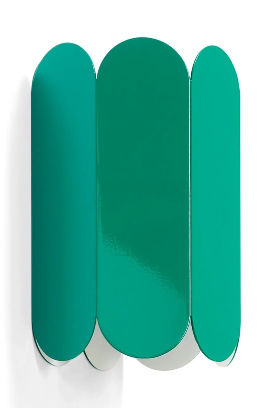 HAY lampa ścienna Arcs 25 x 17 x 13 cm zielony AB227.A836