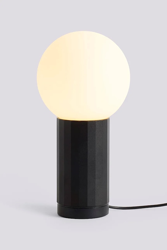 HAY lampa stołowa Turn On 20 x 10 cm czarny AF420.A586