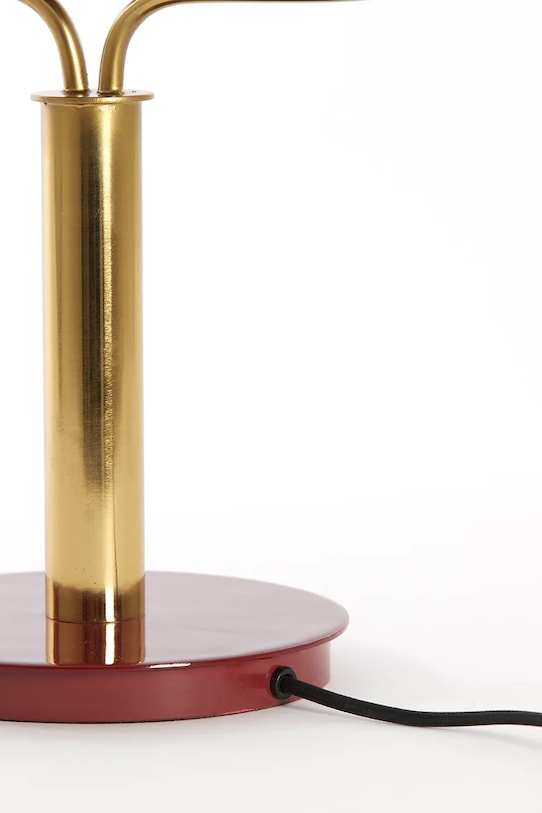 Light & Living lampa stołowa Ayer 37 x 14 x 43 cm 1890717 bordowy