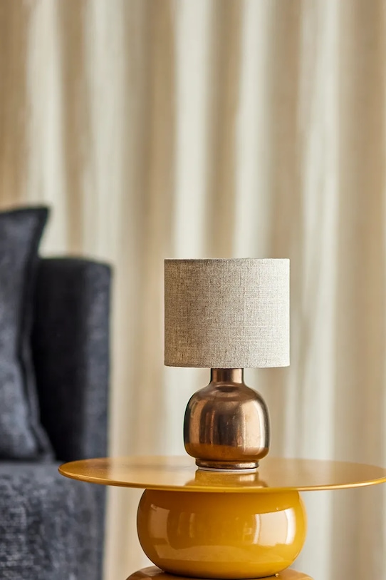 Bloomingville lampa stołowa Agni 25,5 cm 82068760 brązowy AA00