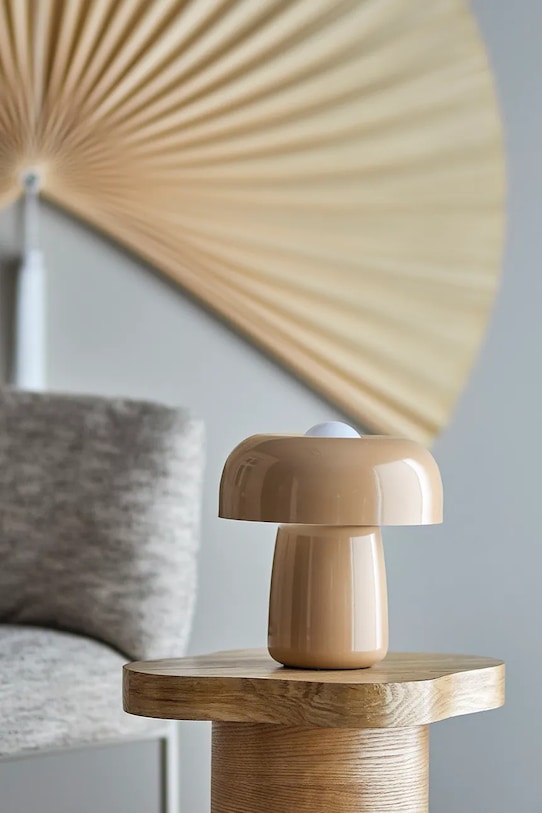 Гостиная и спальня Настольная лампа Bloomingville Ylva 25,5 x 28 cm 82069365 бежевый