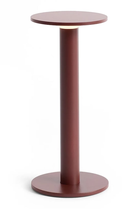 HAY lampa bezprzewodowa led Host 22 x 10 cm AF421.F521.AP75 bordowy AA00