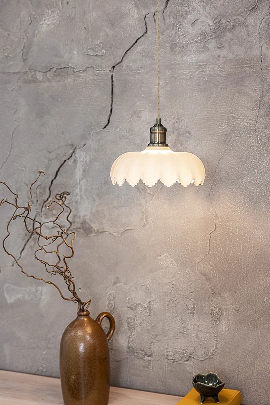 Markslöjd lampa wisząca Kurage 18 x 25,5 cm 108857 biały AA00