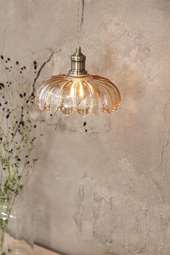 Salon i sypialnia Markslöjd lampa wisząca Kurage 18 x 25,5 cm 108858 żółty