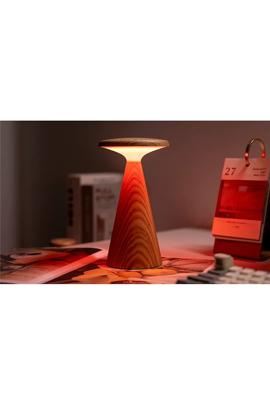 Salon i sypialnia Gingko Design lampa LED 12 x 12 x 21 cm G056L.AH beżowy