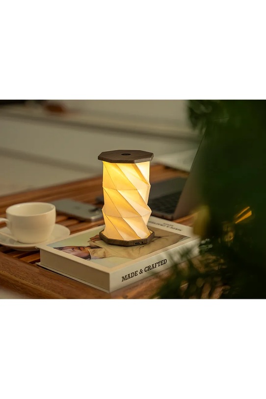 Gingko Design настільна лампа нічна 8,2 x 8,2 x 1,5 cm коричневий G036M.WT
