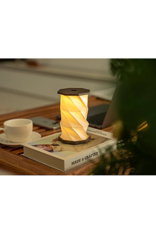 Gingko Design настільна лампа нічна 8,2 x 8,2 x 1,5 cm коричневий G036M.WT