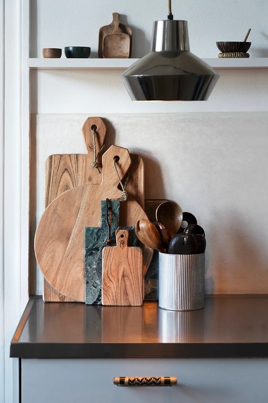 Madam Stoltz lampa wisząca z żelaza 22 x 19 cm IML.247ST szary AA00