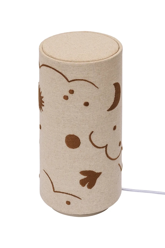 Ferm Living lampa stołowa lniana 26,5 x 12 cm 1104273319 beżowy AA00