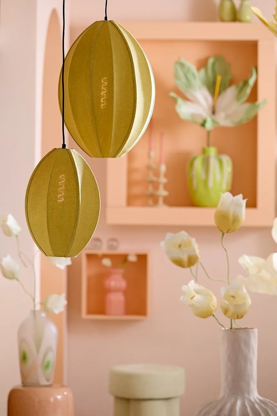 Light & Living lampa wisząca z materiału tekstylnego 28,5 x 38 cm 2984569