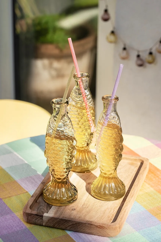 Madam Stoltz girlanda dekoracyjna ze szkła 155 cm EV.35881 multicolor AA00