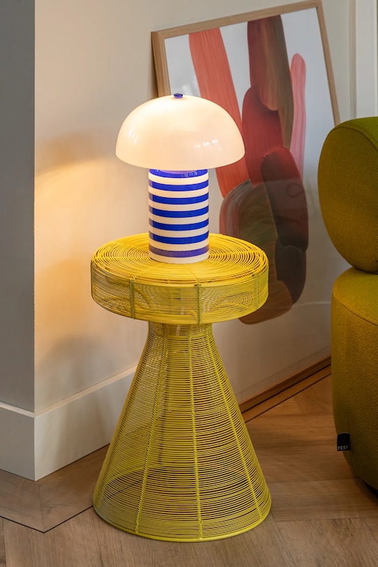 Leitmotiv lampa stołowa z żelaza LM2397BL