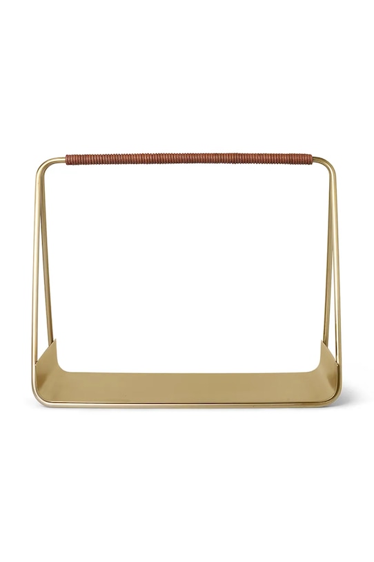 Košík na drevo ferm LIVING Port Wood Basket žltá 1104263211