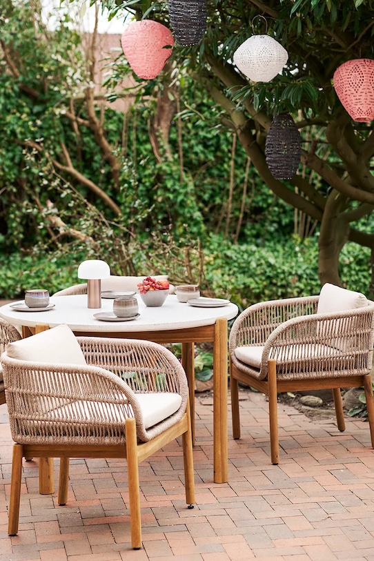 Led solárny lampáš House Nordic Harwood 30 cm 6405112 biela AA00