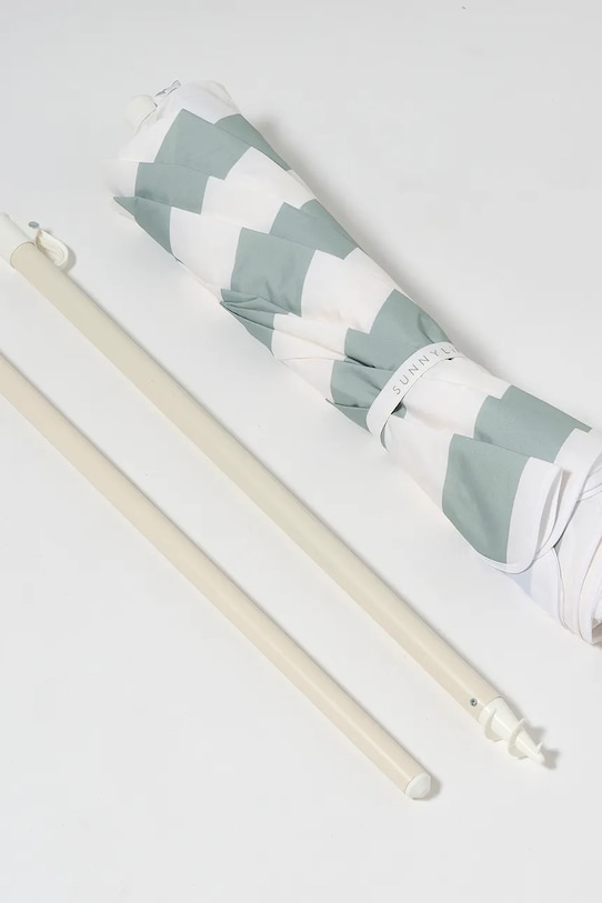 SunnyLife umbrelă de plajă La Palma Sage Stripe S51CBUSS verde