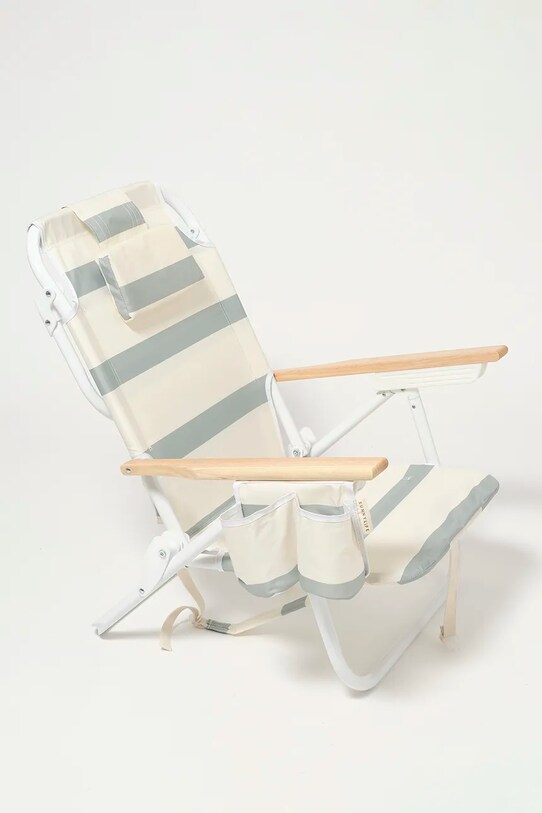 Plážová stolička SunnyLife La Palma Sage Stripe S51DBCPA