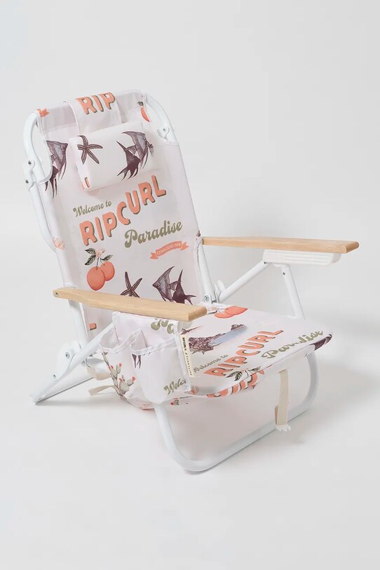 Plážová stolička SunnyLife Welcome to Paradise Chalk x Rip Curl RCDBCWPC béžová AA00