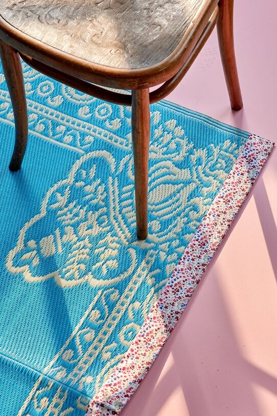 Rice tapetto 120 x 180 cm FLCAR.B blu AA00