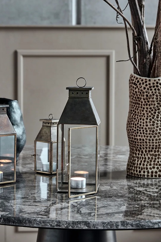 Lifestyle House Doctor latarenka HDTilka 28,5 x 10 cm 203991107 beżowy