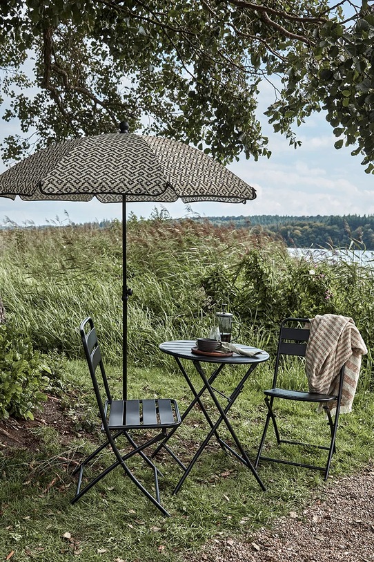 House Doctor parasol ogrodowy HDBlock 185 cm czarny 204050120