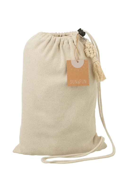 J-Line hamak z materiału tekstylnego beżowy 51590