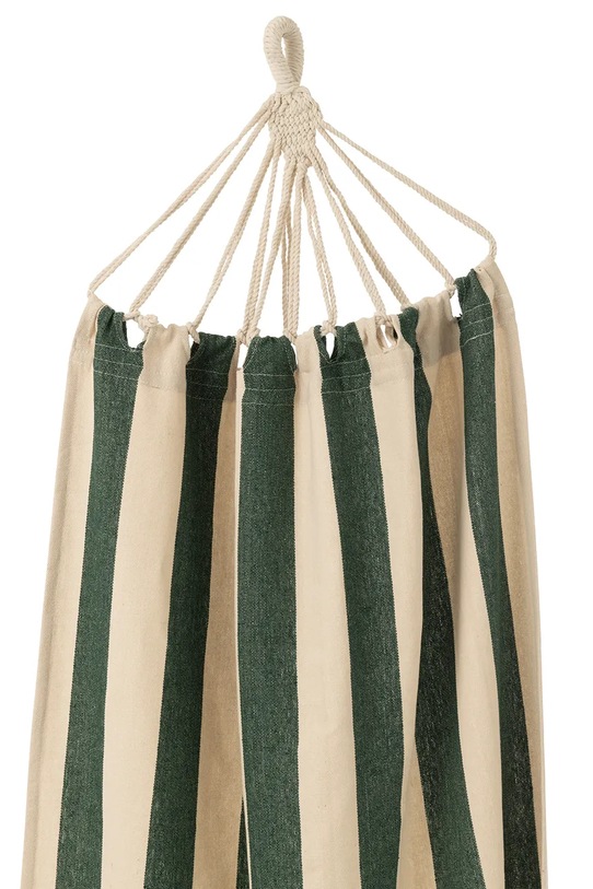 J-Line hamak do ogrodu z materiału tekstylnego 51608 zielony AA00