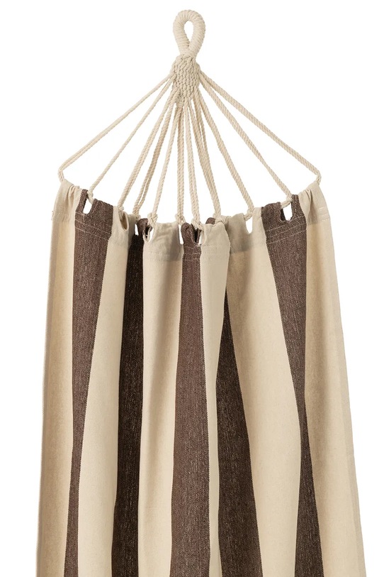 J-Line hamak z materiału tekstylnego 51610 brązowy AA00