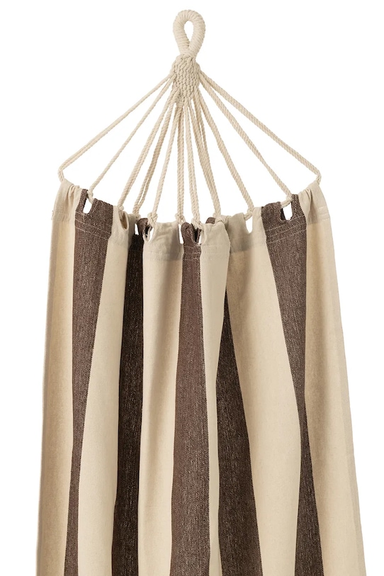 J-Line hamak z materiału tekstylnego 51610 brązowy AA00