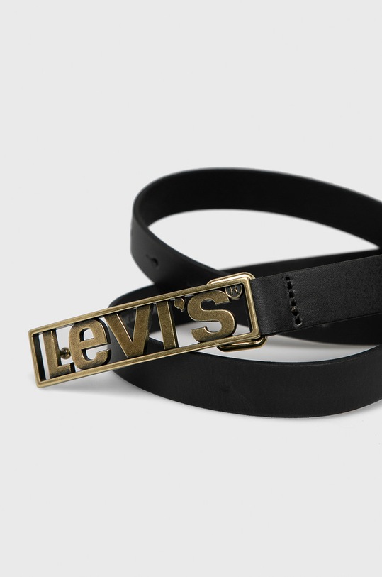 Levi's Footwear&Accessories - Curea de piele 38133.0010 negru AA00