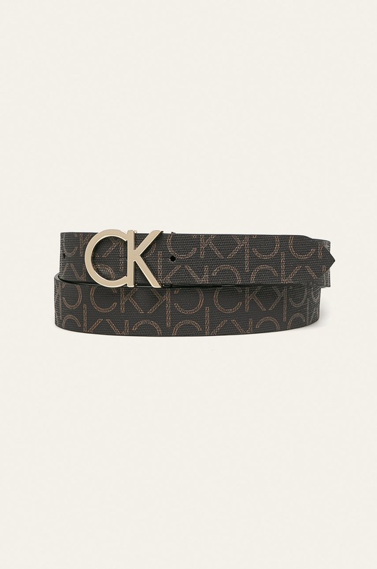 Calvin Klein - Pasek brązowy K60K606446