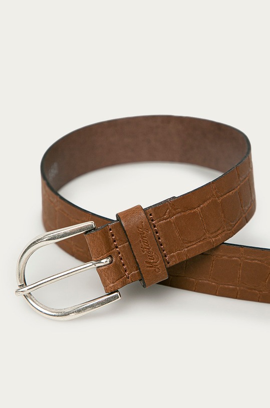 Mustang - Kožený opasok MW3067L25.660 hnedá AA00