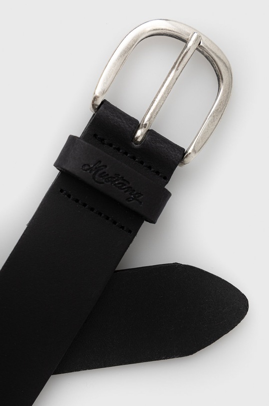 Mustang Pasek skórzany MW3015L25.790 czarny AA00