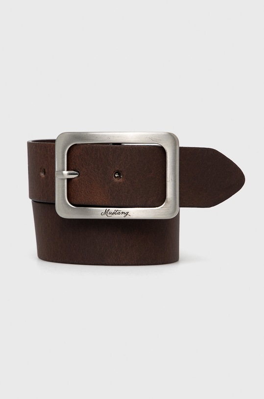 Mustang Pasek skórzany brązowy MW3068L25.680