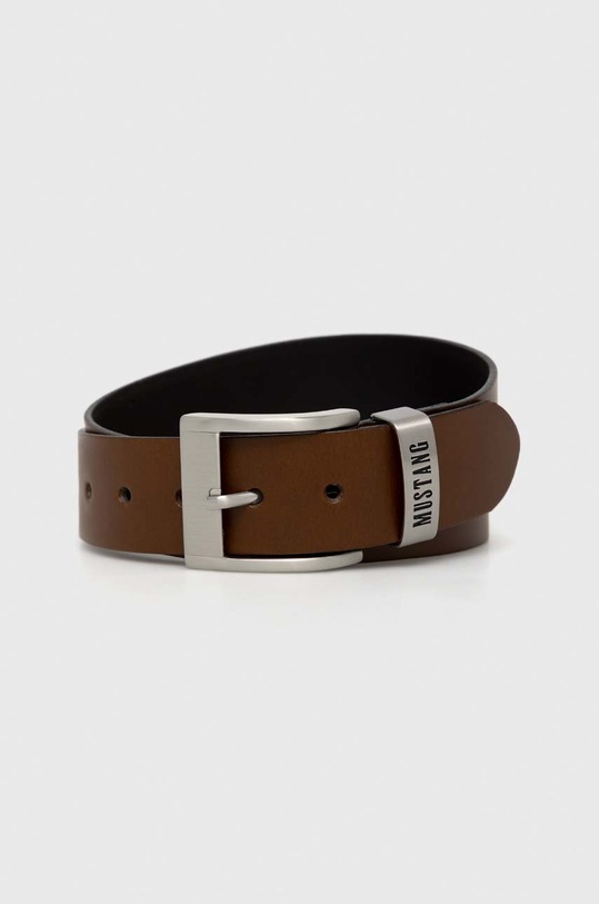 Mustang pasek skórzany Planet friendly brązowy MG2164L15.0660